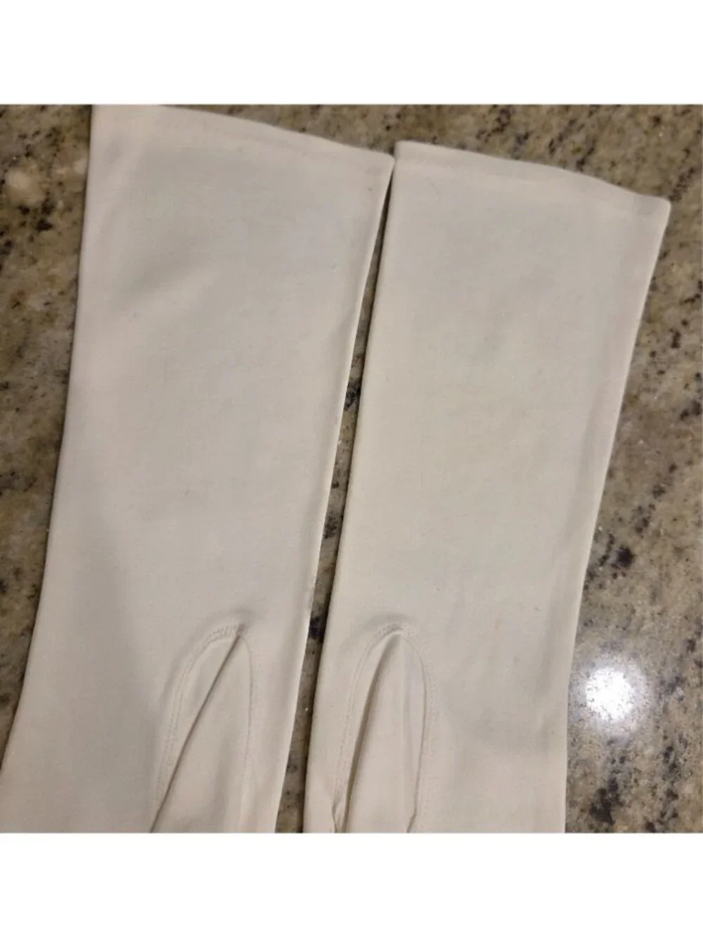 Vintage Womens Size S / 6.5 Off-White Cotton Stretch Formal 13